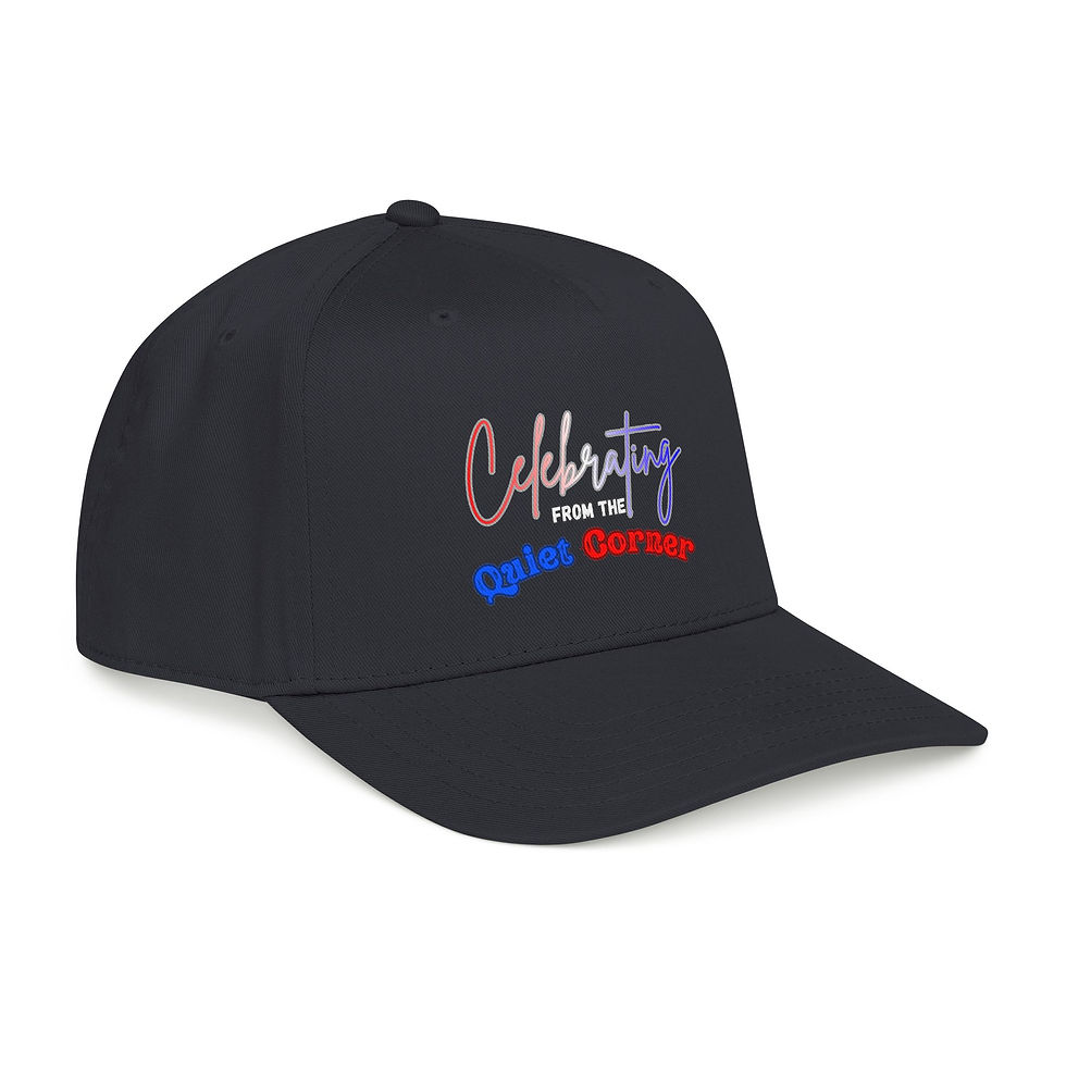 Thumbnail: Celebrating From the Quiet Corner Patriotic Hat | Funny 4th of July Cap