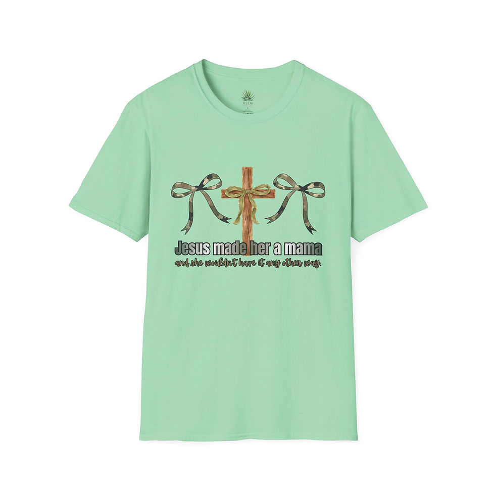 Thumbnail: Jesus Made Her a Mama Shirt | Christian Motherhood T-Shirt | Blessed Mama Gift