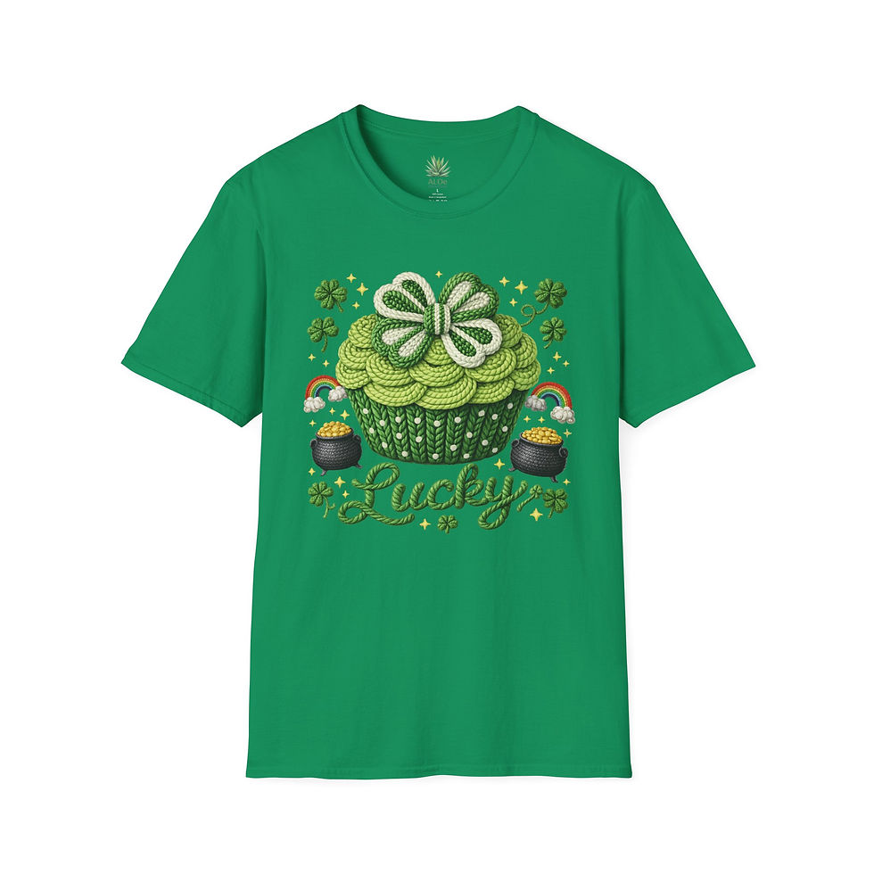 Thumbnail: Lucky Shamrock Cupcake Shirt – Cute St. Patrick’s Day Lucky Tee