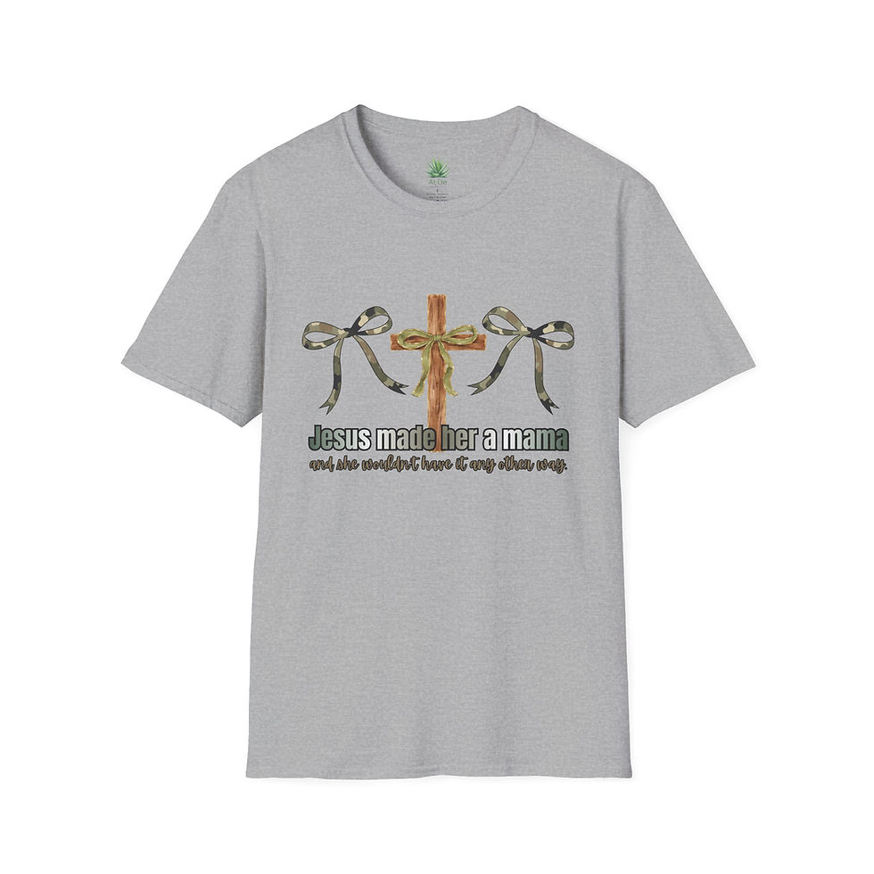 Thumbnail: Jesus Made Her a Mama Shirt | Christian Motherhood T-Shirt | Blessed Mama Gift