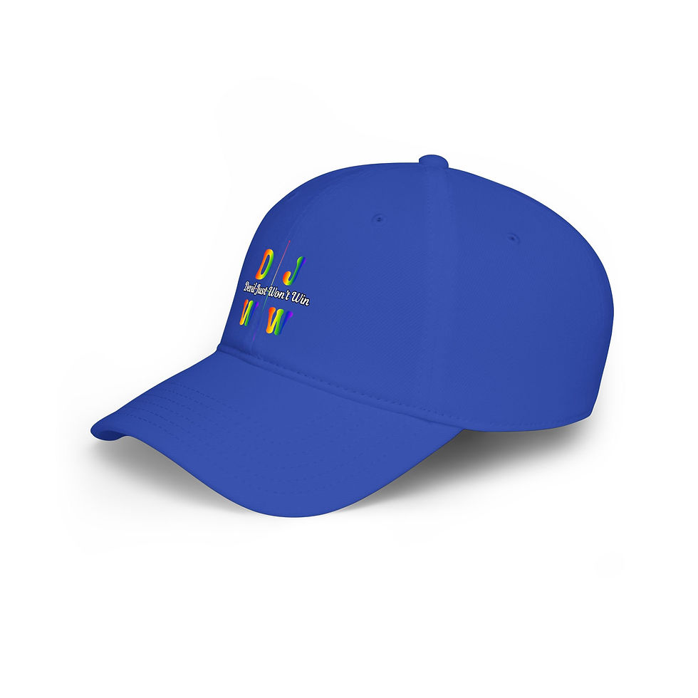 Thumbnail: DJWW Split Snapback Hat – Devil Just Won’t Win | Faith Streetwear Cap