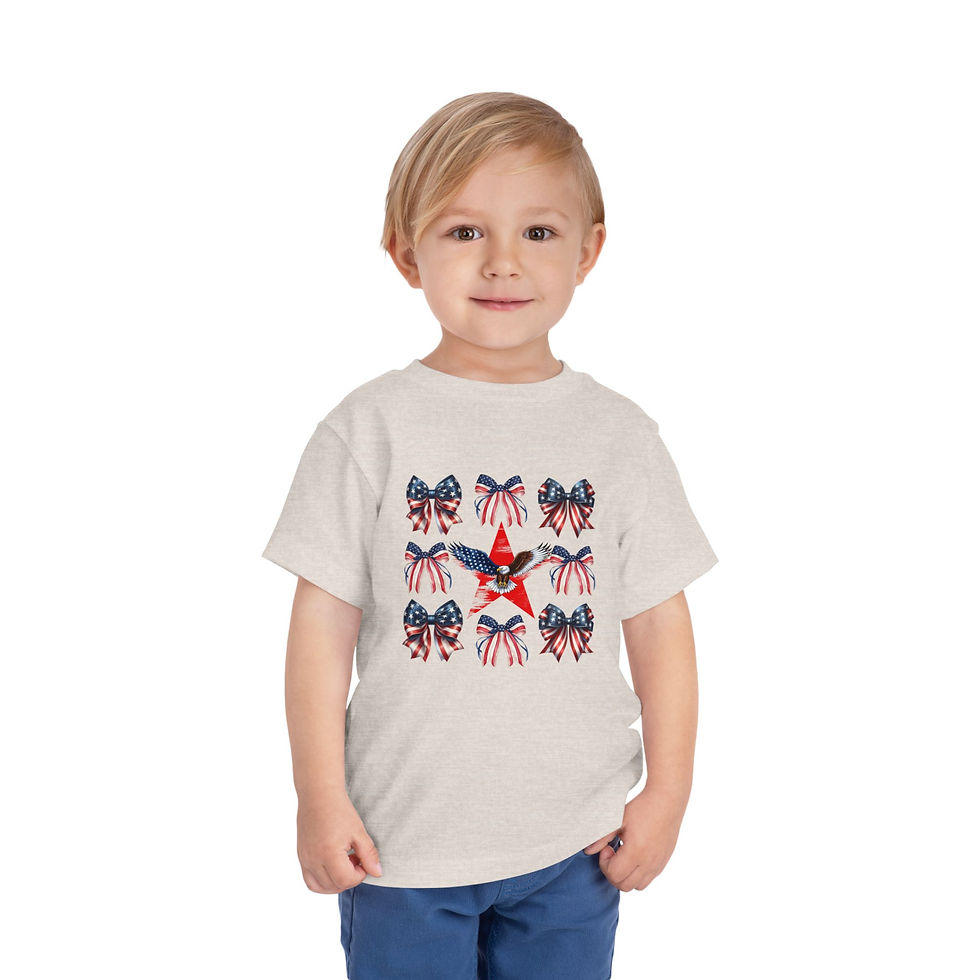 Thumbnail: Patriotic Toddler Tee  Independence Day