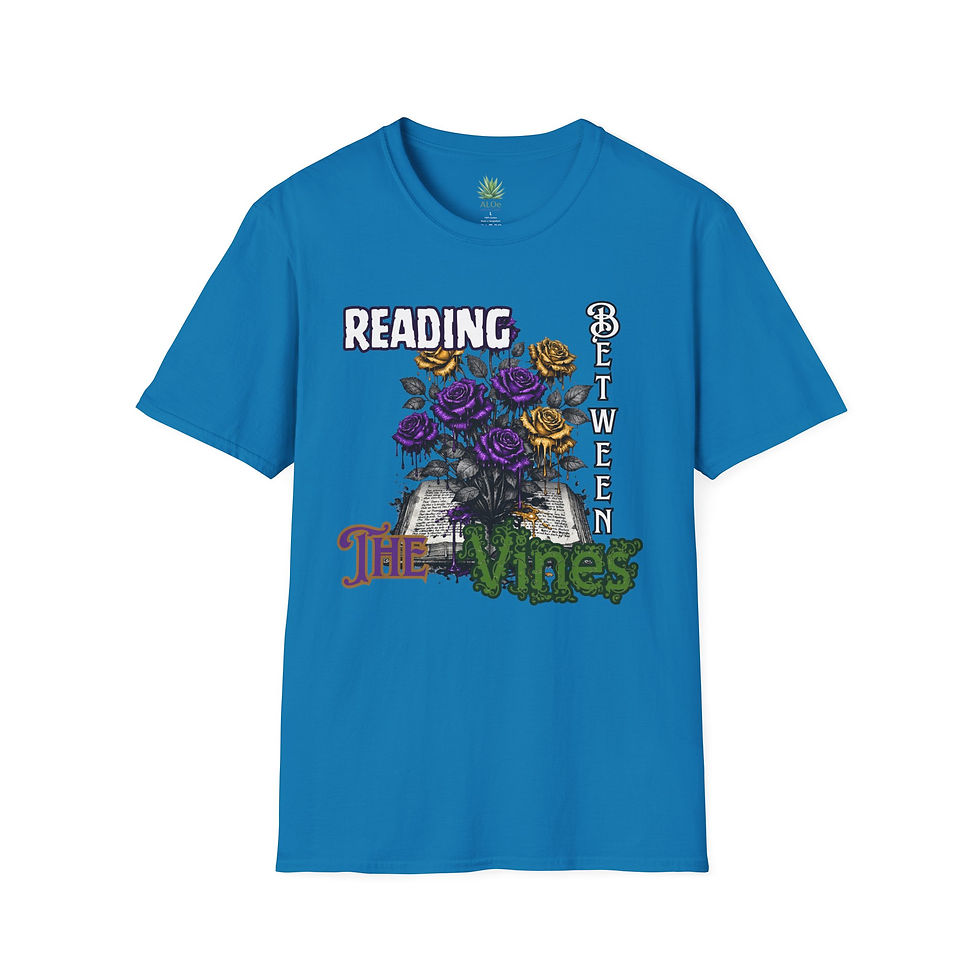 Thumbnail: Reading Between The Vines Shirt | Book Lover Tee | Aesthetic Reader Shirt