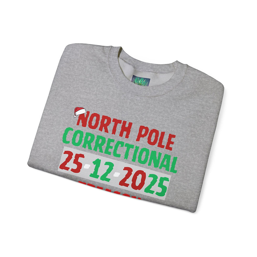 Thumbnail: North Pole Correctional Sweatshirts — Treason (Doesn't Believe in Santa Clause)