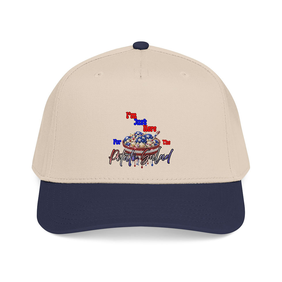 Thumbnail: I'm Just Here for the Potato Salad Patriotic Hat | Funny BBQ Cap