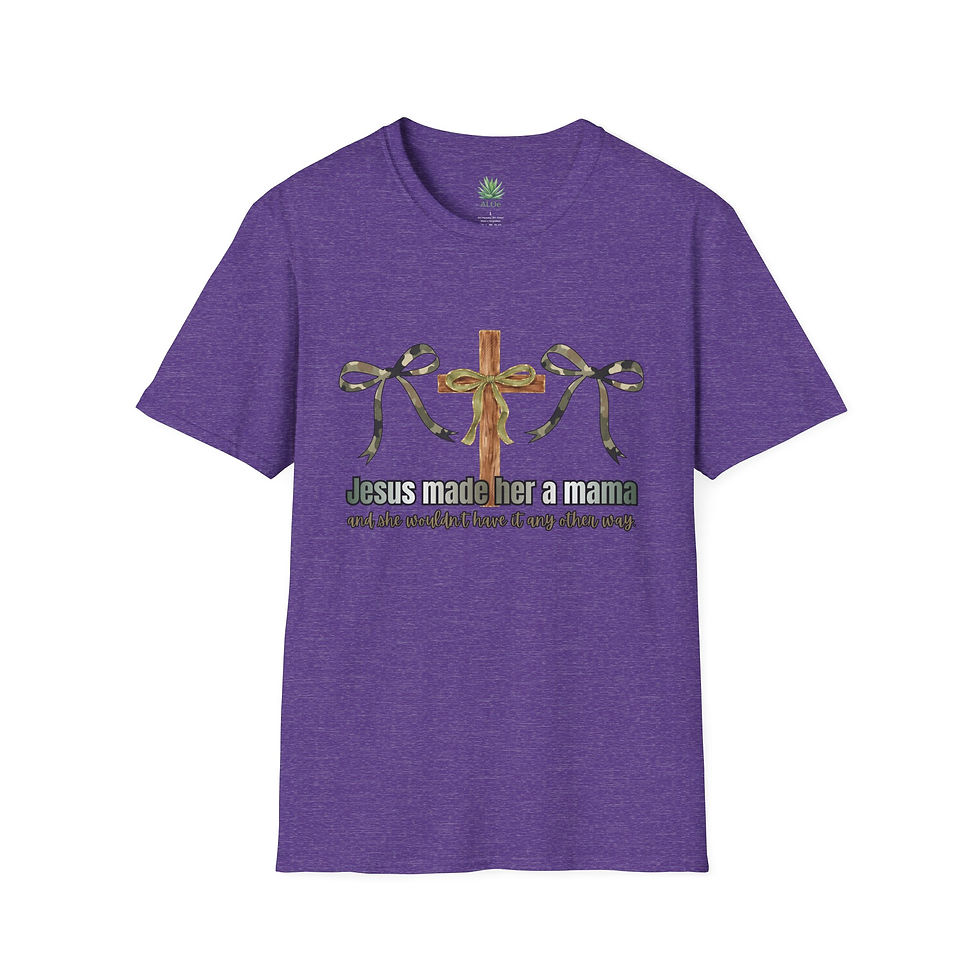 Thumbnail: Jesus Made Her a Mama Shirt | Christian Motherhood T-Shirt | Blessed Mama Gift
