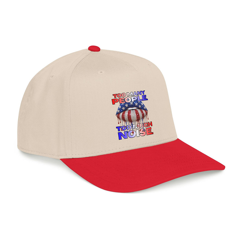 Thumbnail: Too Many People Too Much Noise Patriotic Hat | Funny 4th of July Cap