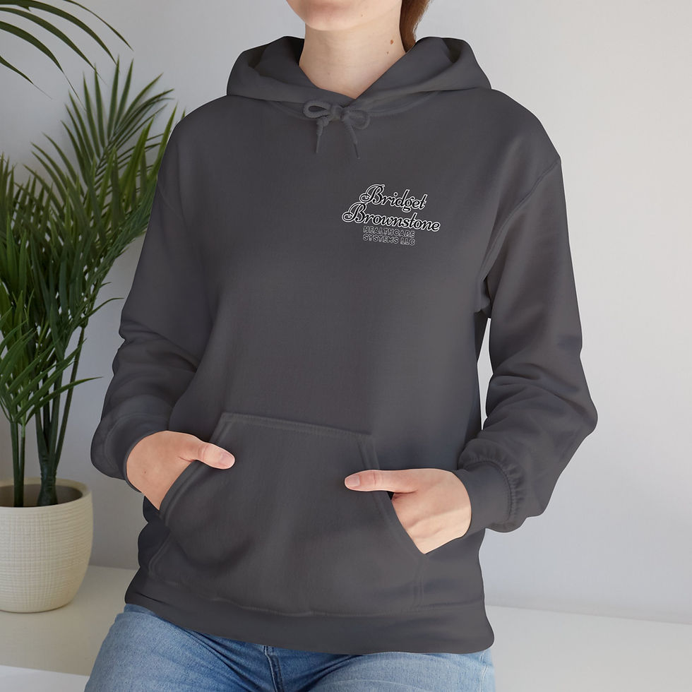 Thumbnail: Bridget Brownstone Healthcare Hoodie — Logo Comfort Pullover