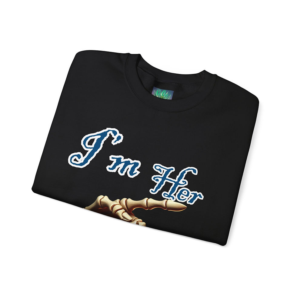 Thumbnail: I’m Her Boo Skeleton Hand Shirt – Matching Couples Halloween Tee