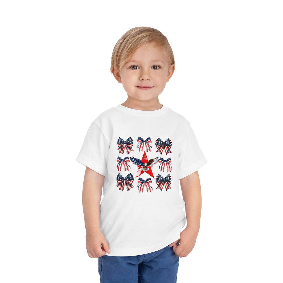 Thumbnail: Patriotic Toddler Tee  Independence Day