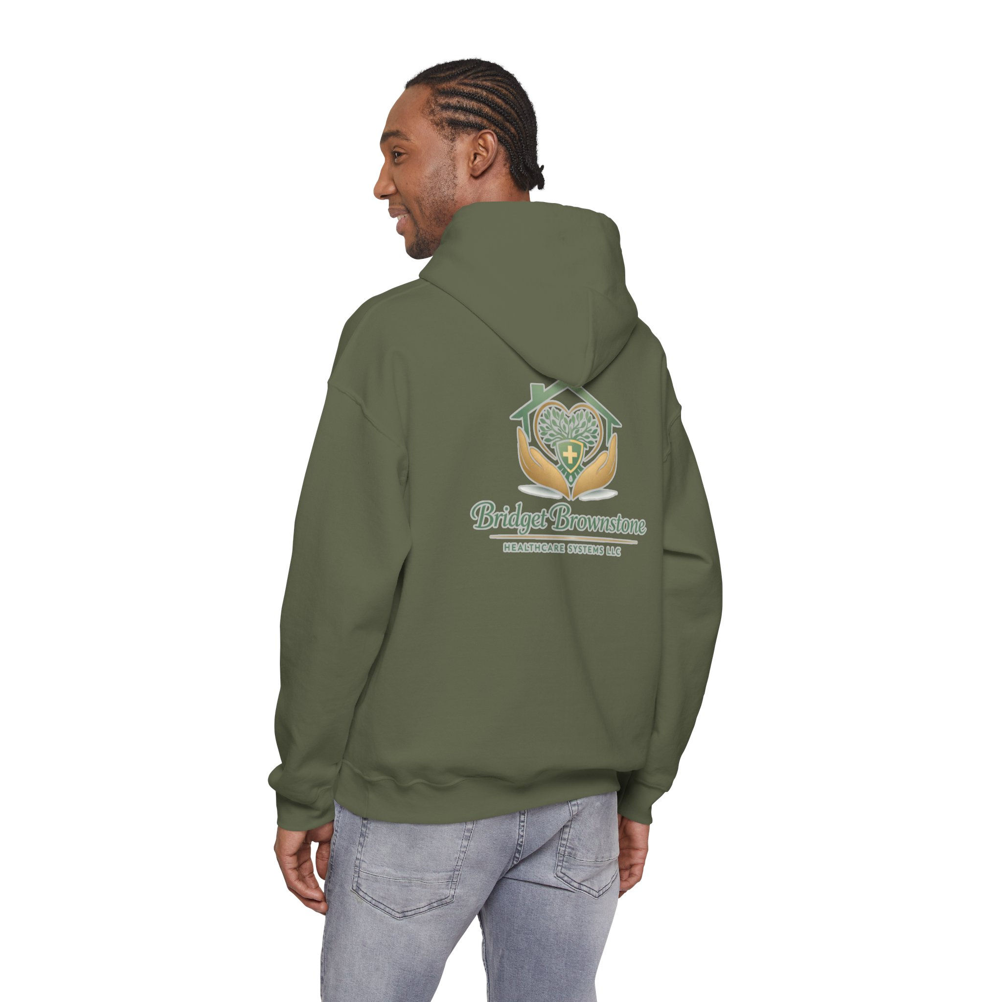 Bridget Brownstone Healthcare Hoodie — Logo Comfort Pullover
