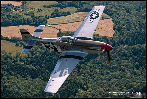 P-51D Mustang G-CMDK with Alistair 'Steg' Williams at the controls