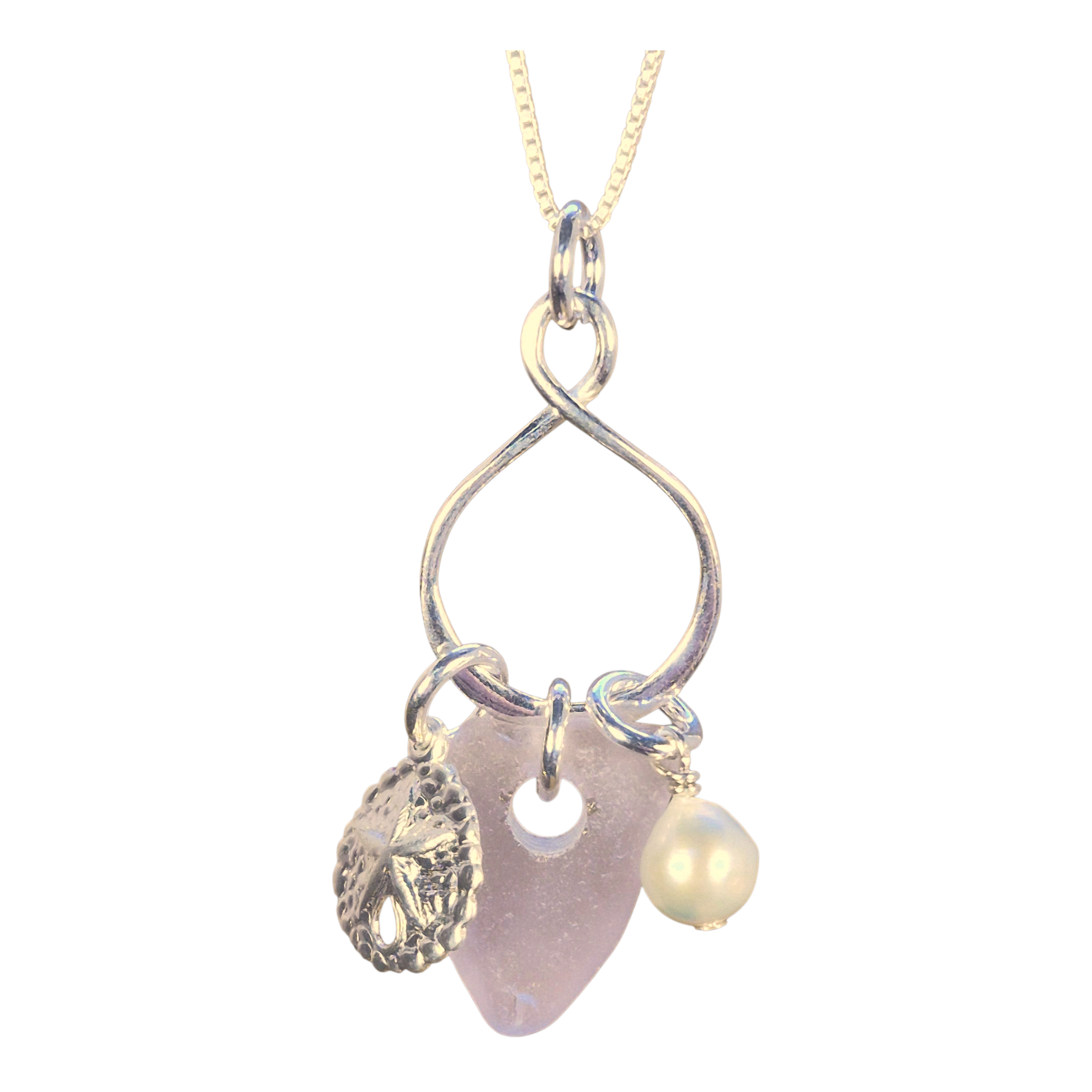 Eternity Sea Glass Necklace