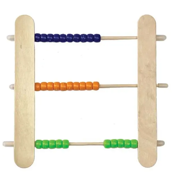 Thumbnail: Fully assembled abacus with 30 colorful beads, ready for teaching addition, subtraction, multiplication, and division.