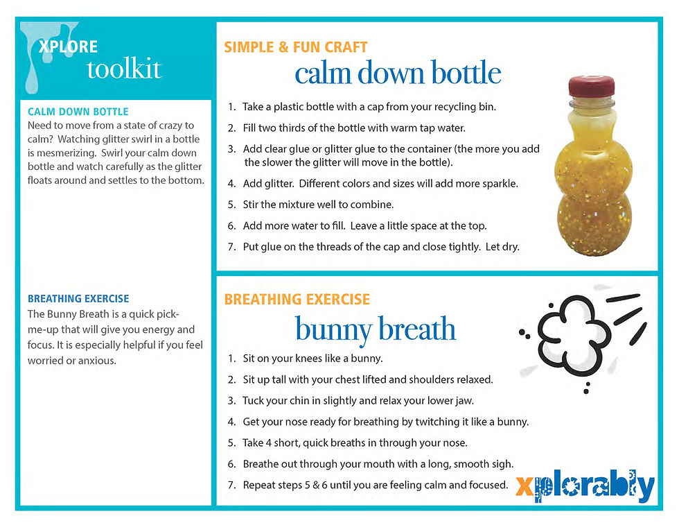 Thumbnail: Breathing exercise activity page guiding kids to practice calming breath techniques.