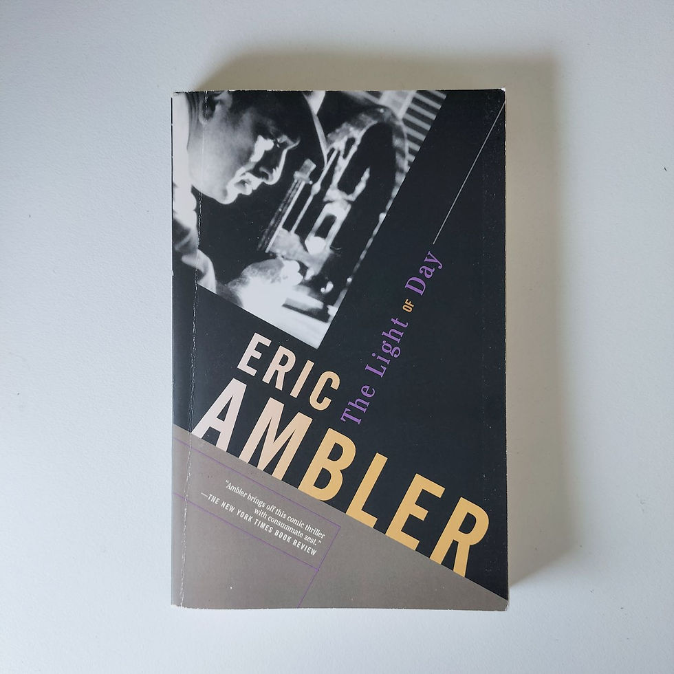 The Light of Day  Eric Ambler  Birch Books