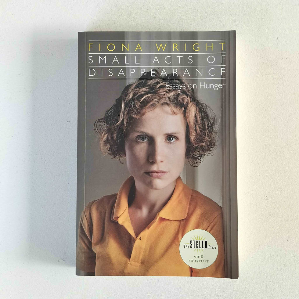 Small Acts of Disappearance Fiona Wright Birch Books