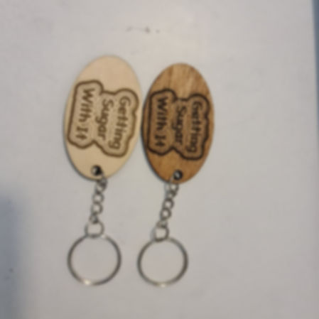 Custom Made Wooden Keyrings