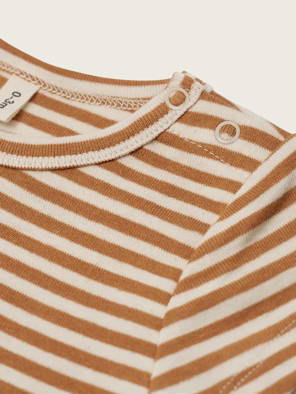 תמונה ממוזערת: Copper Stripes Short Sleeve Bodysuit