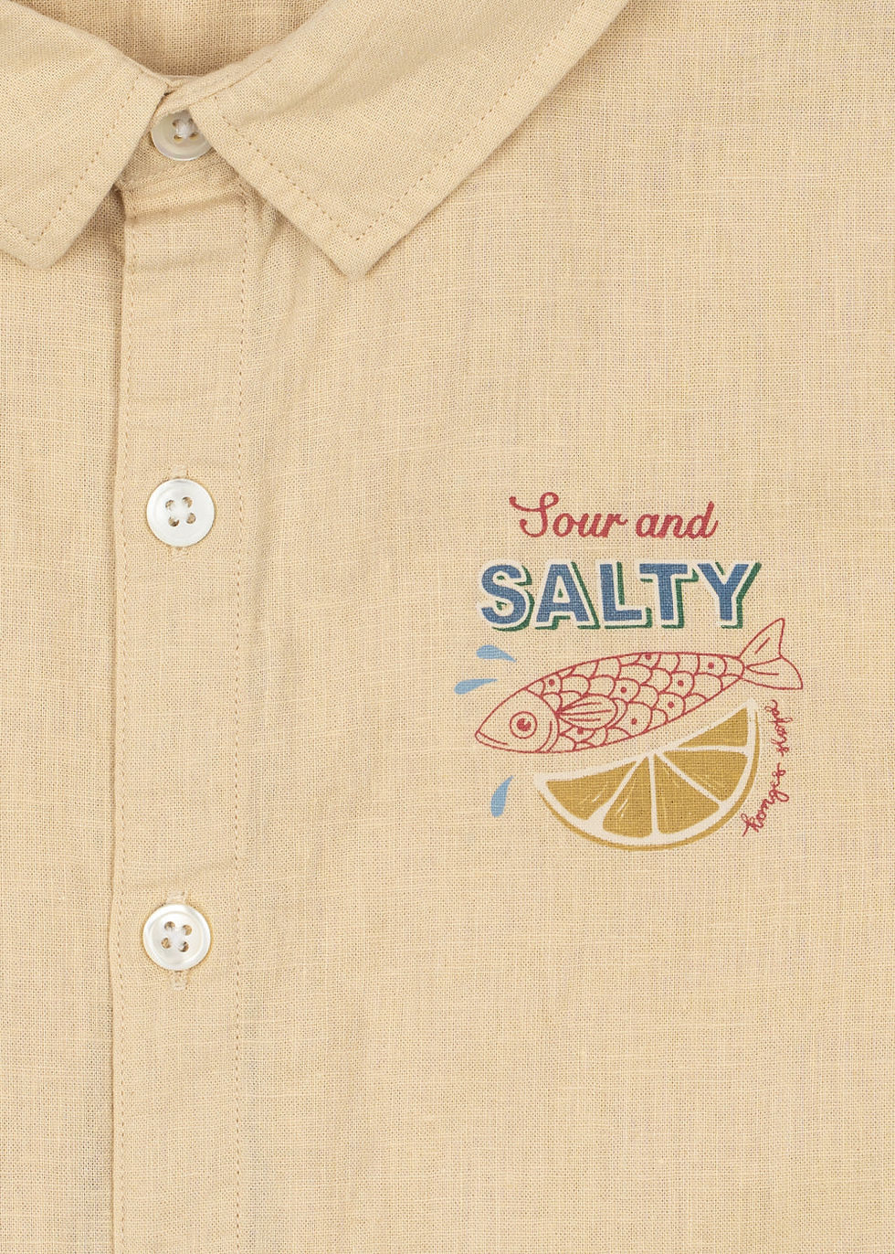 תמונה ממוזערת: Franzen Short Sleeve Shirt - Sea Mist