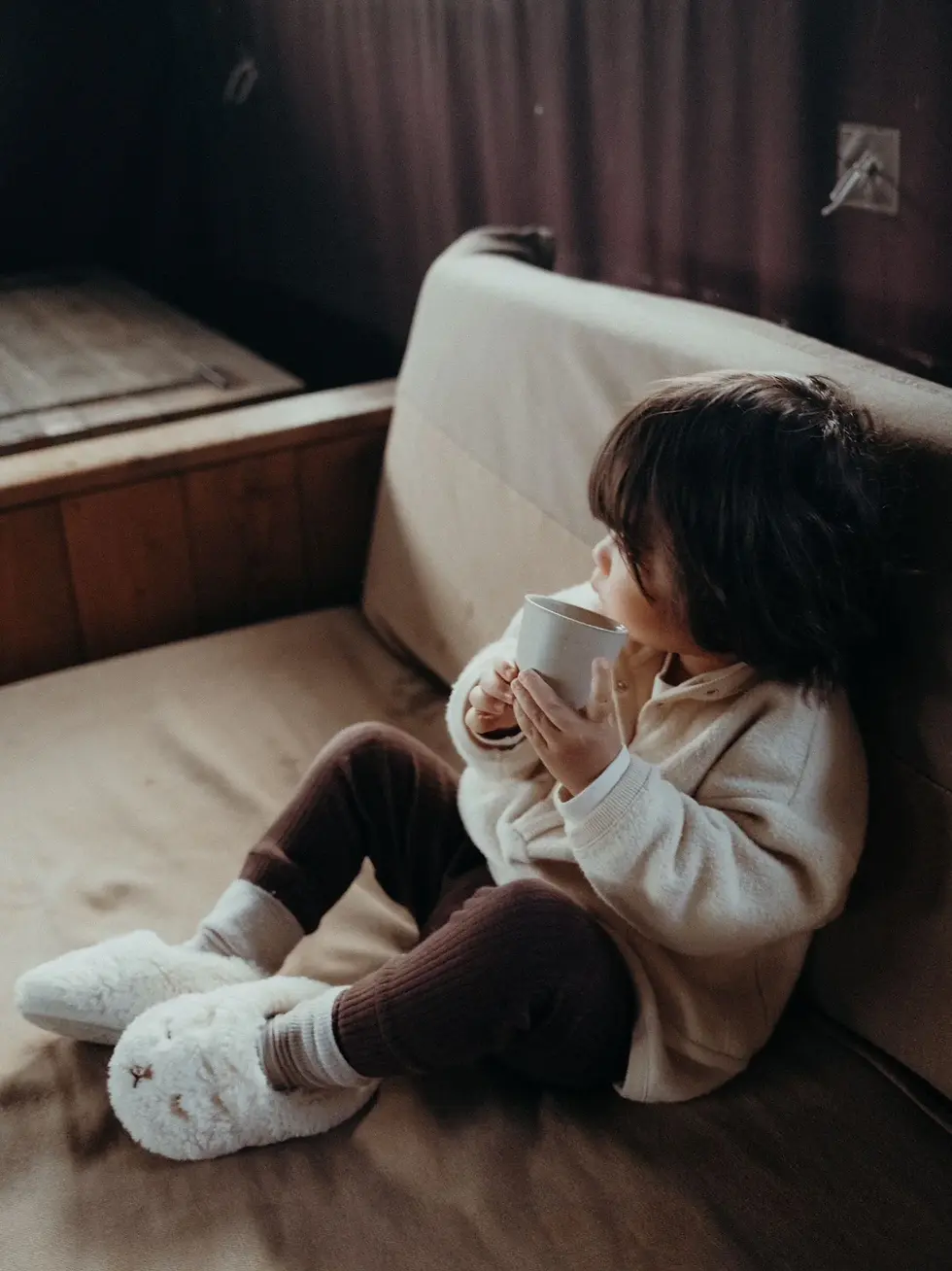 תמונה ממוזערת: Almond Fleece Sweatshirt
