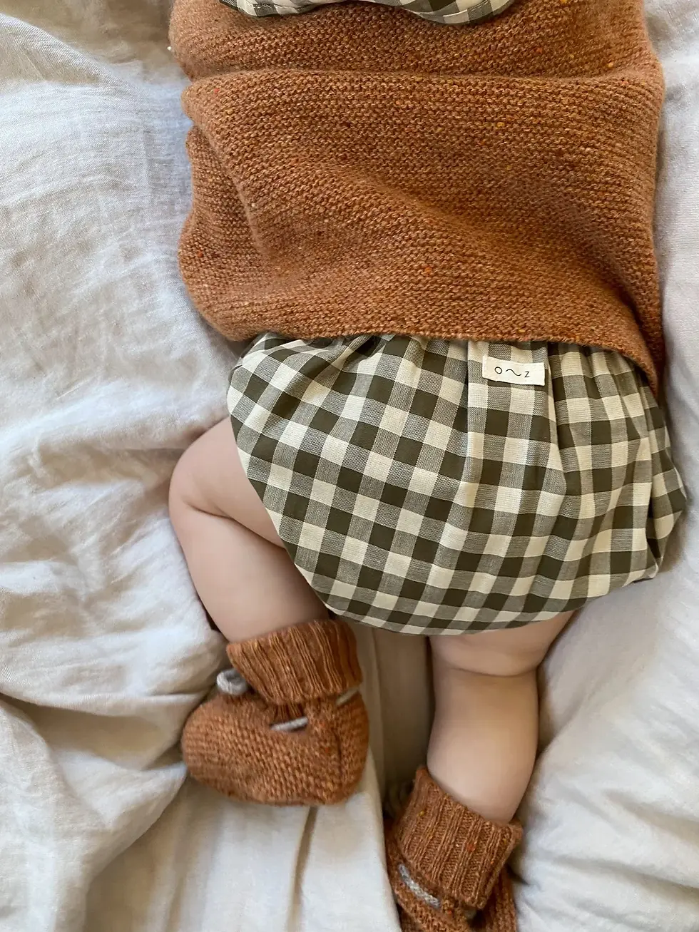 תמונה ממוזערת: Olive Gingham Shortie