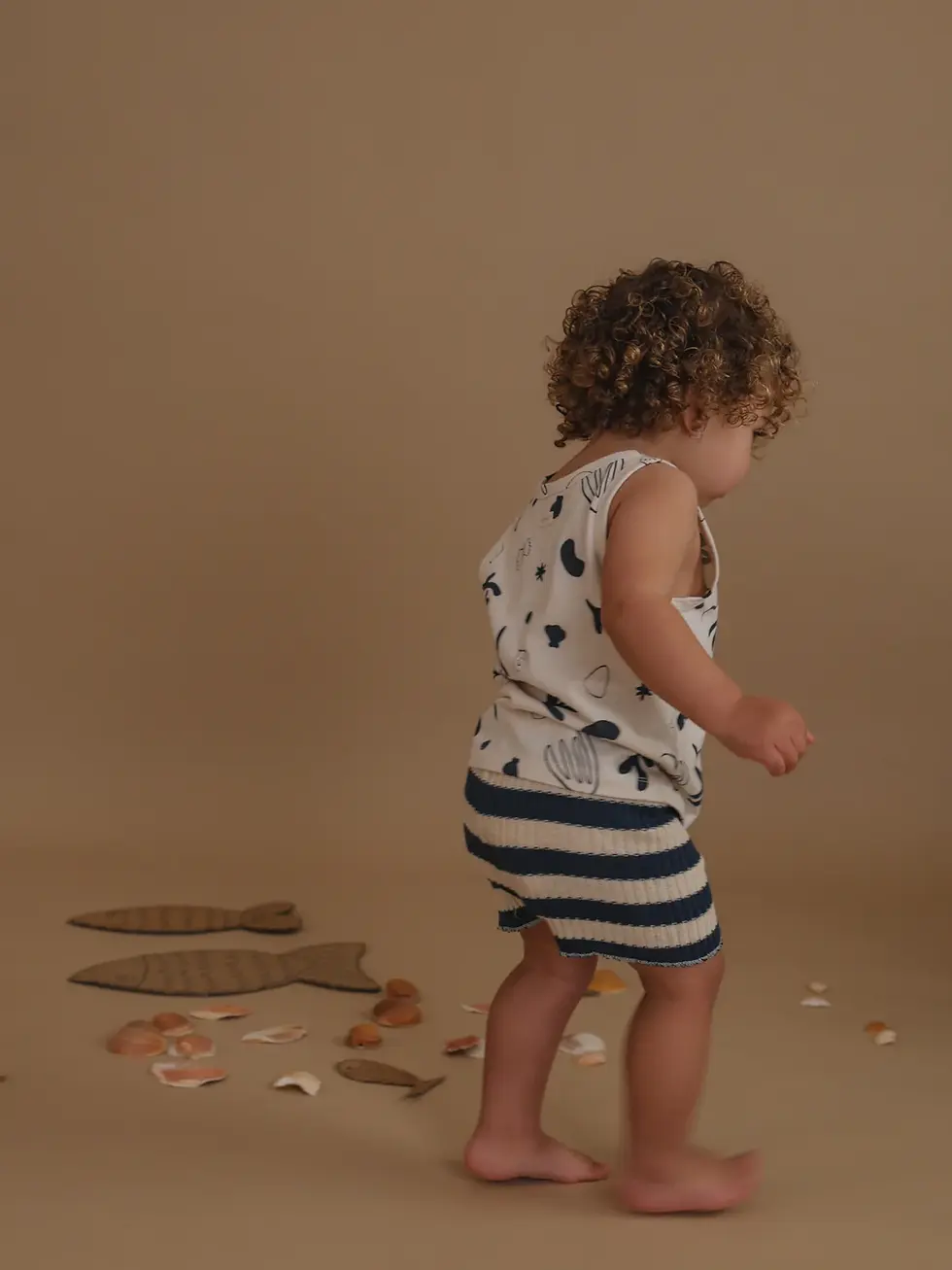 תמונה ממוזערת: Sailor Stripes Knitted Shorts
