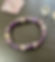 Chevron Amethyst Beads Bracelet