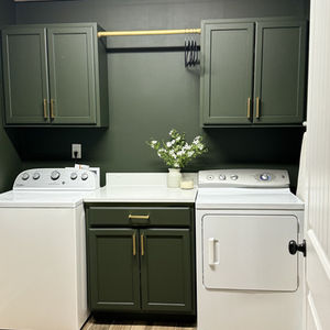 In-Person Client's Moody Laundry Room