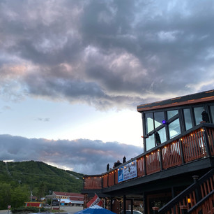 Have dinner on the deck at River Haus!
