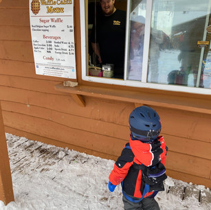 Waffle Cabin at Barker Mountain is magical!