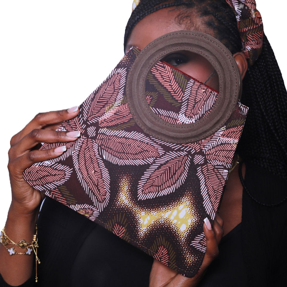 Brown Morroco Purse
