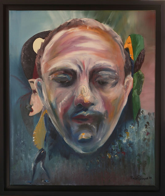 Society and Impositions 60X50 cm Oil paint