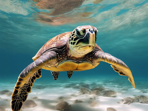 Sea Turtles in Kisite Mpunguti