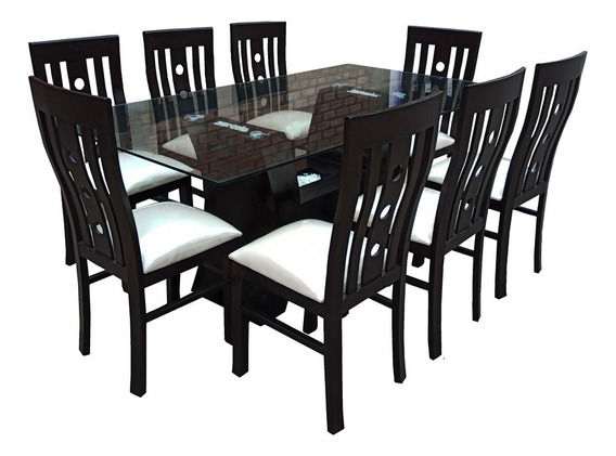 JUEGO DE COMEDOR EN DUCO NOGAL