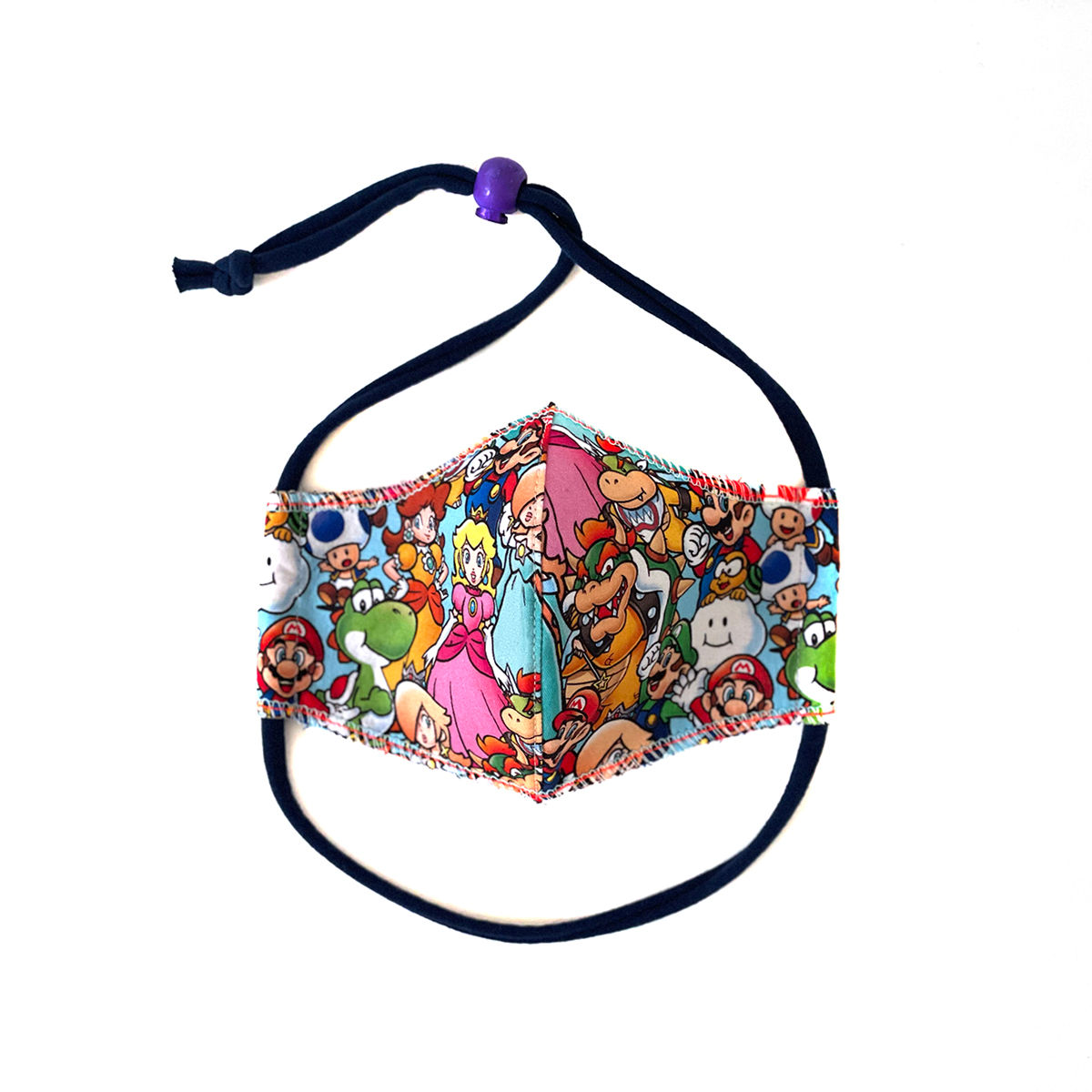 Kids Super Mario Fitted Face Mask