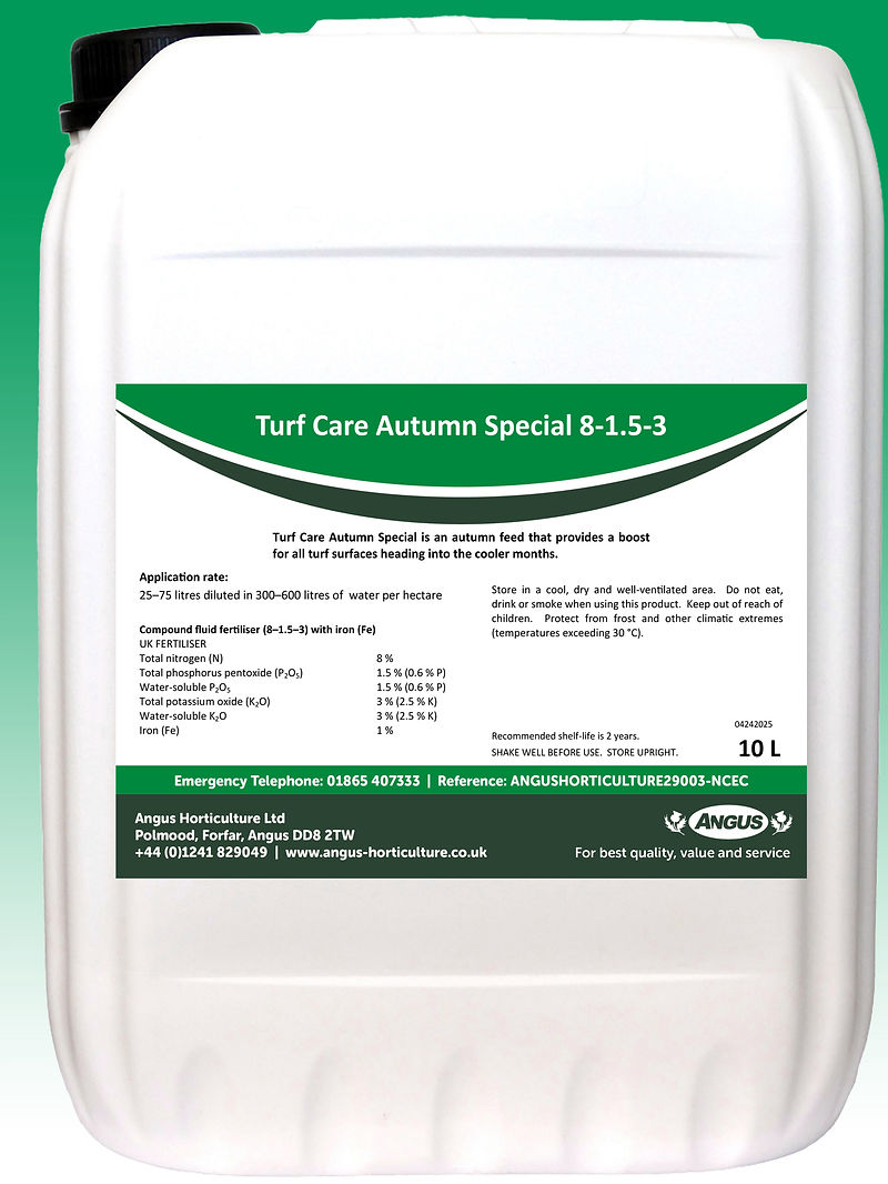 Turf Care Autumn Special 8-1.5-3 + Fe + humates · 10L