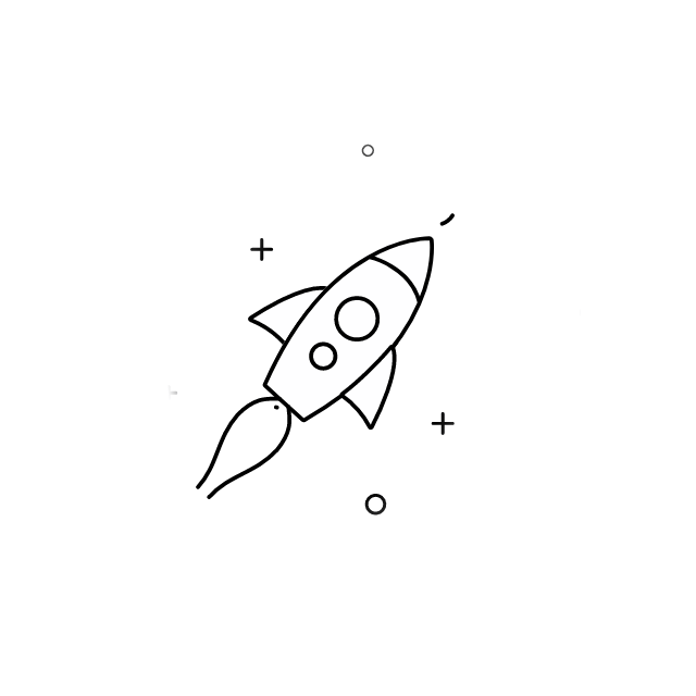 8586-rocket-in-space.gif