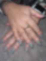grey gel polish