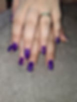 purple gel polish