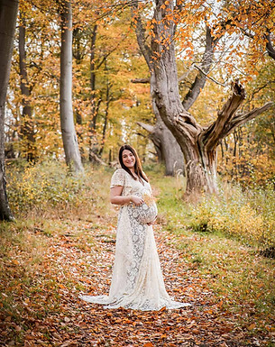 pregnant mama during a maternity photoshoot outside with karina o'neill worcester photographer
