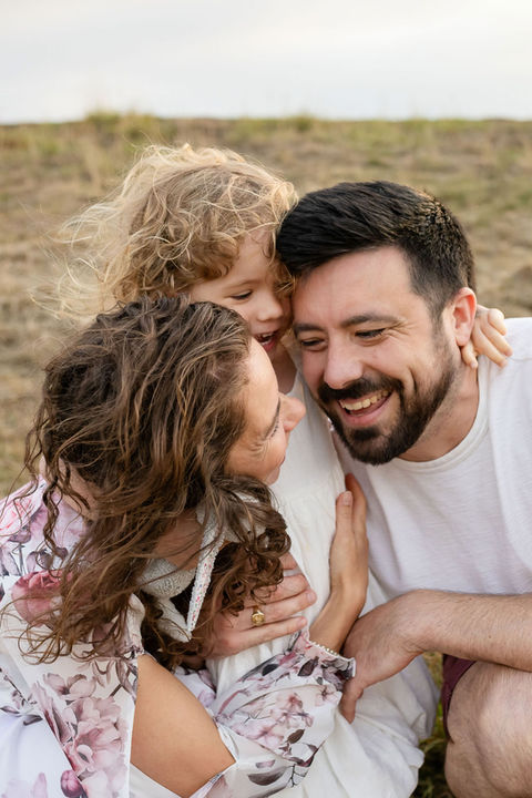 outdoor family photoshoot in worcester