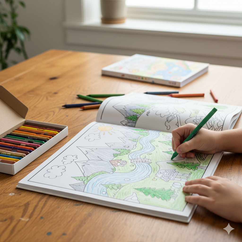 7 Different Coloring pages