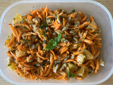 Carrot, Orange and Mint Salad