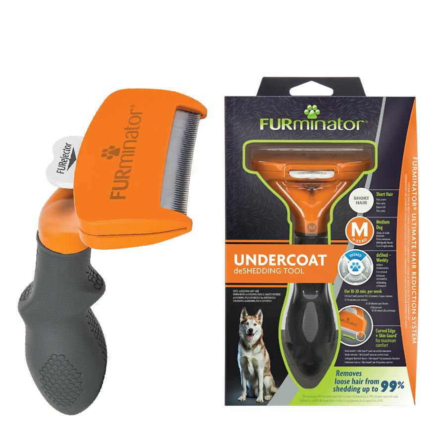 Thumbnail: Furminator Undercoat deShedding Tool Medium Dog Short Hair
