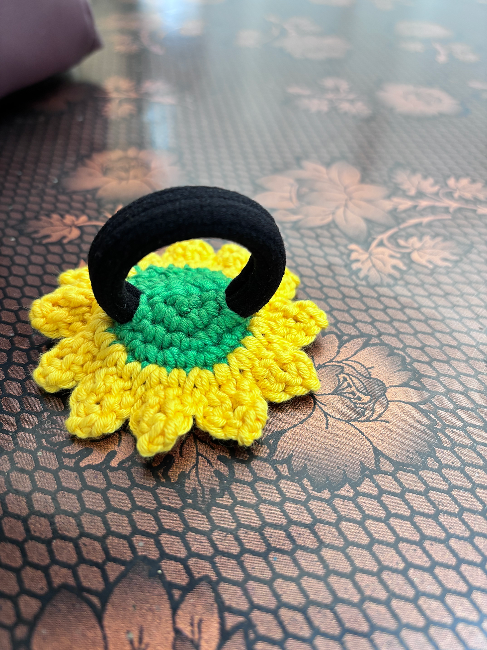 Thumbnail: sunflower hair tie