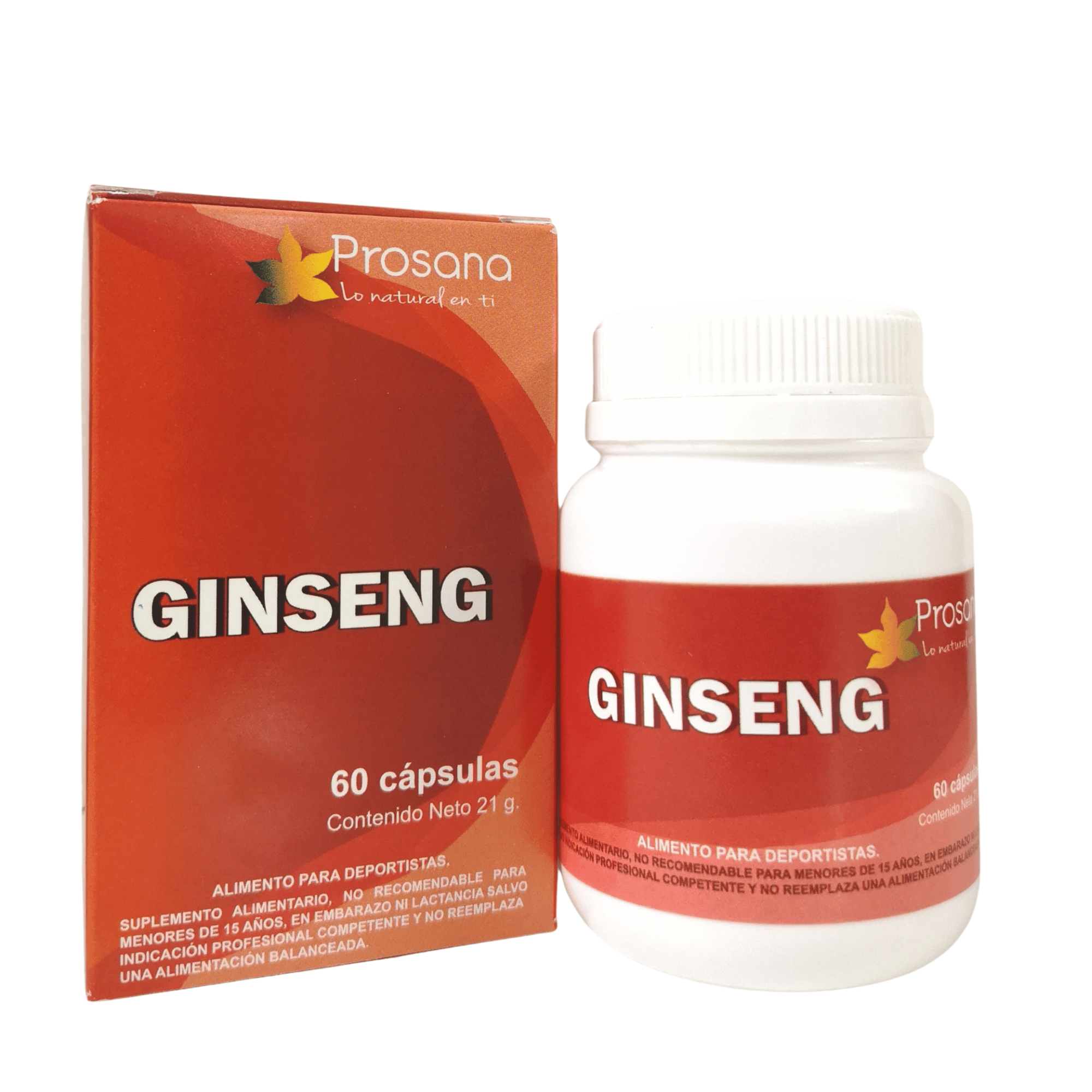 GINSENG / 60 CÁPSULAS