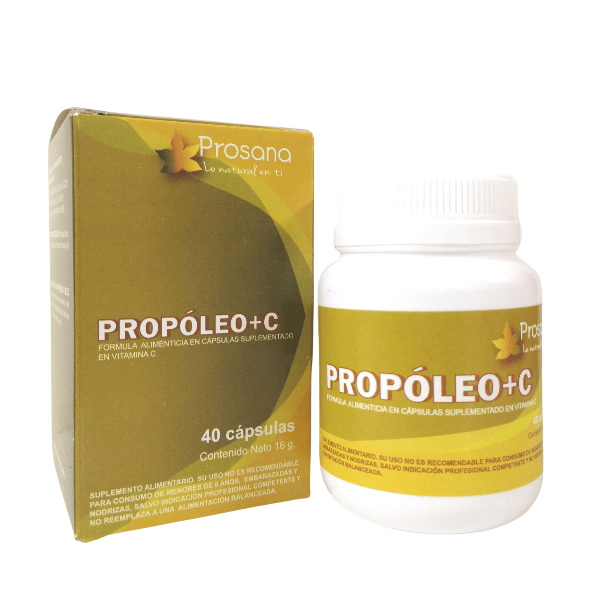 PROPÓLEO+C/ 40 Cápsulas