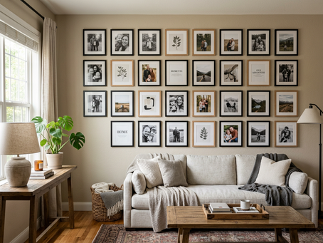 Ideal Gallery Wall Frame Spacing 5 to 8cm for a Polished Look