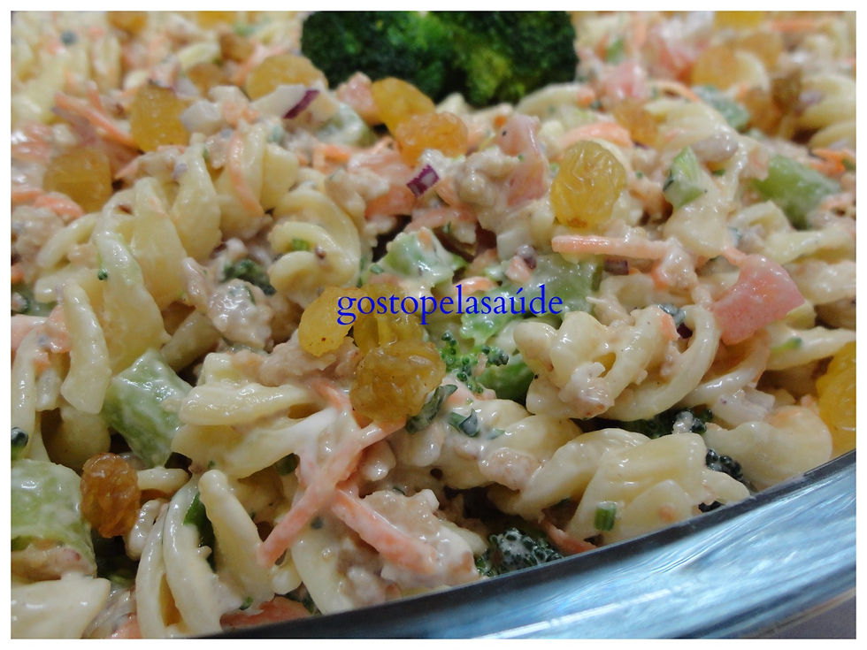 Salada especial de macarrão